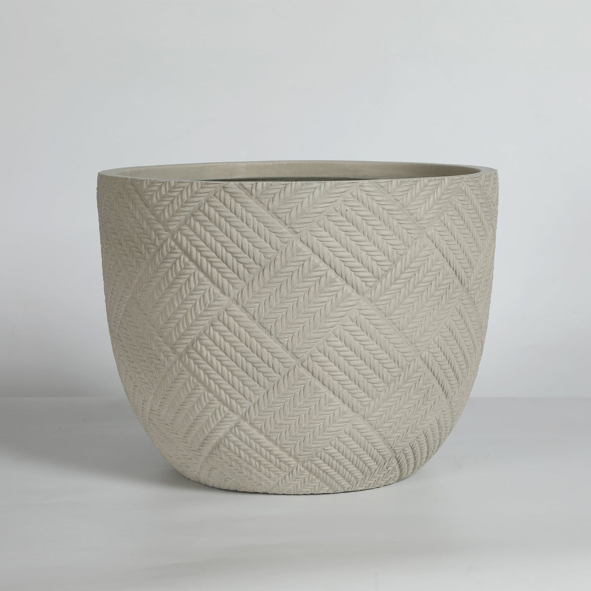 Round Concrete Planter (S/2)