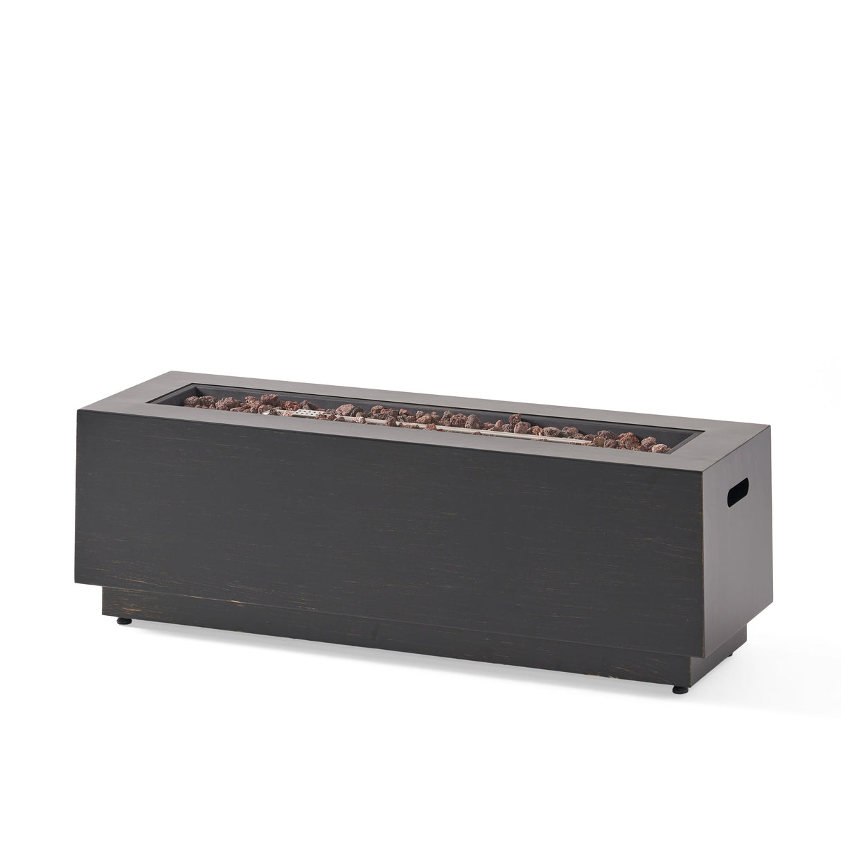Modern Dark Grey - Outdoor Iron Propane Fire Pit