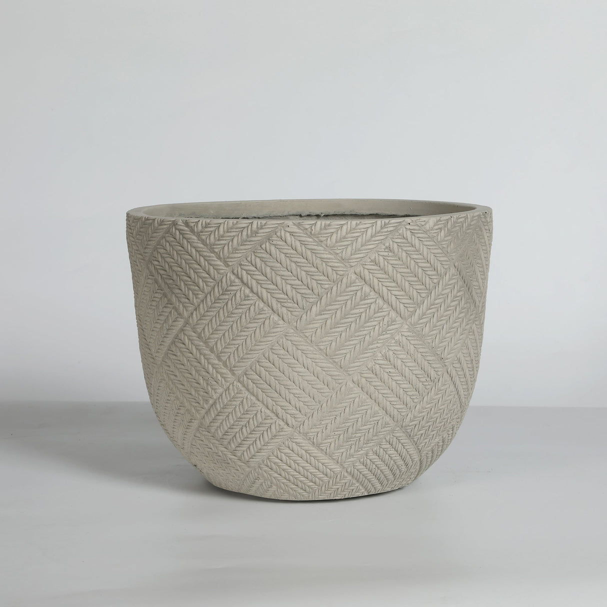 Round Concrete Planter (S/2)