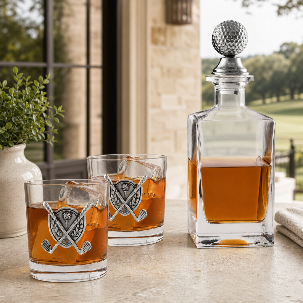 Luxury Golf Decanter & Glass Set - OROA