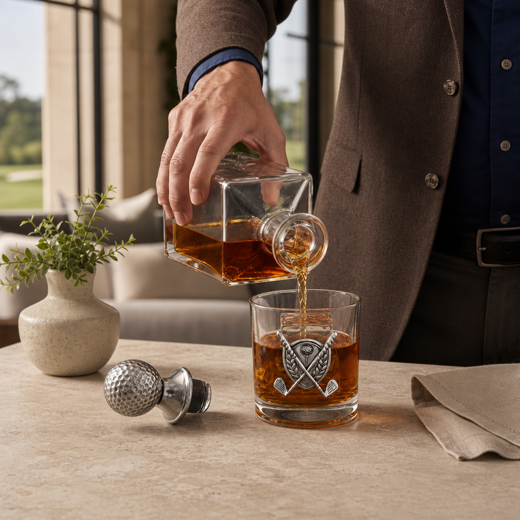 Luxury Golf Decanter & Glass Set - OROA