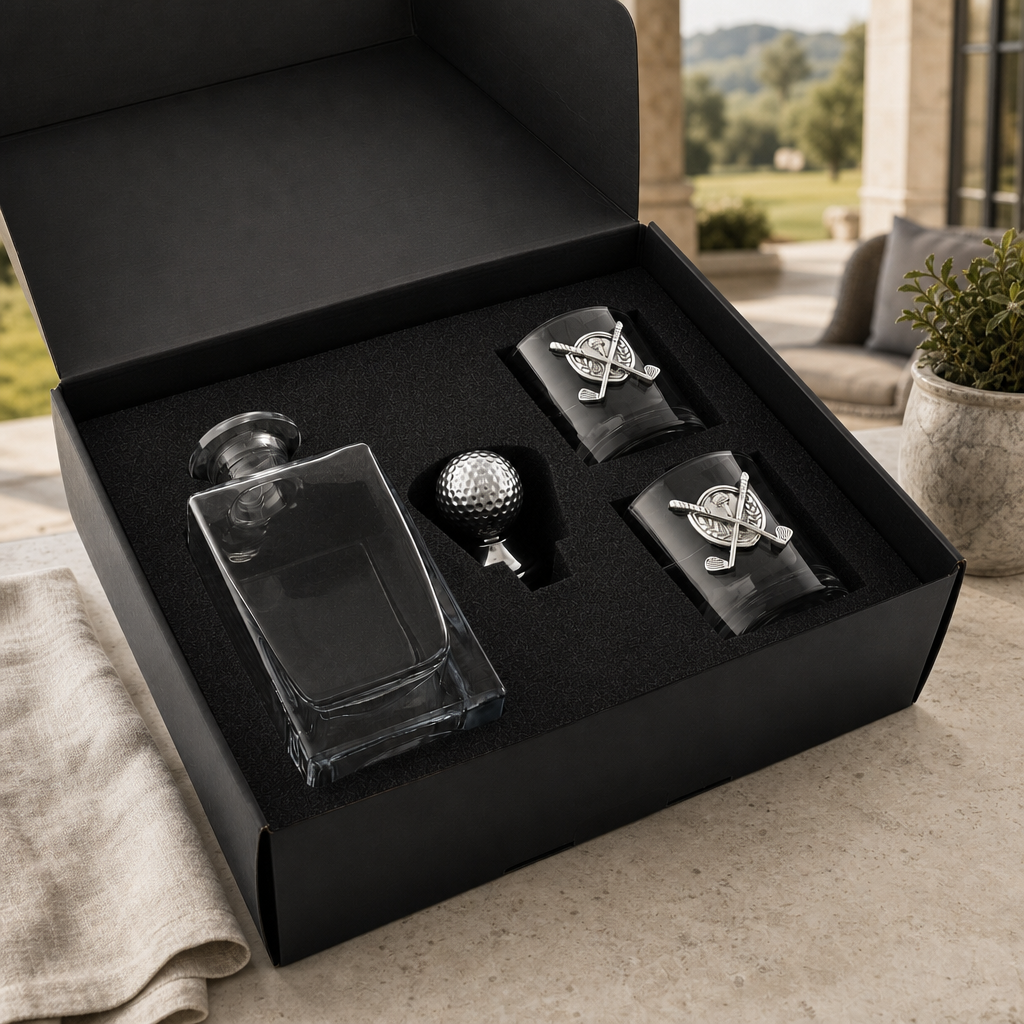 Luxury Golf Decanter & Glass Set - OROA