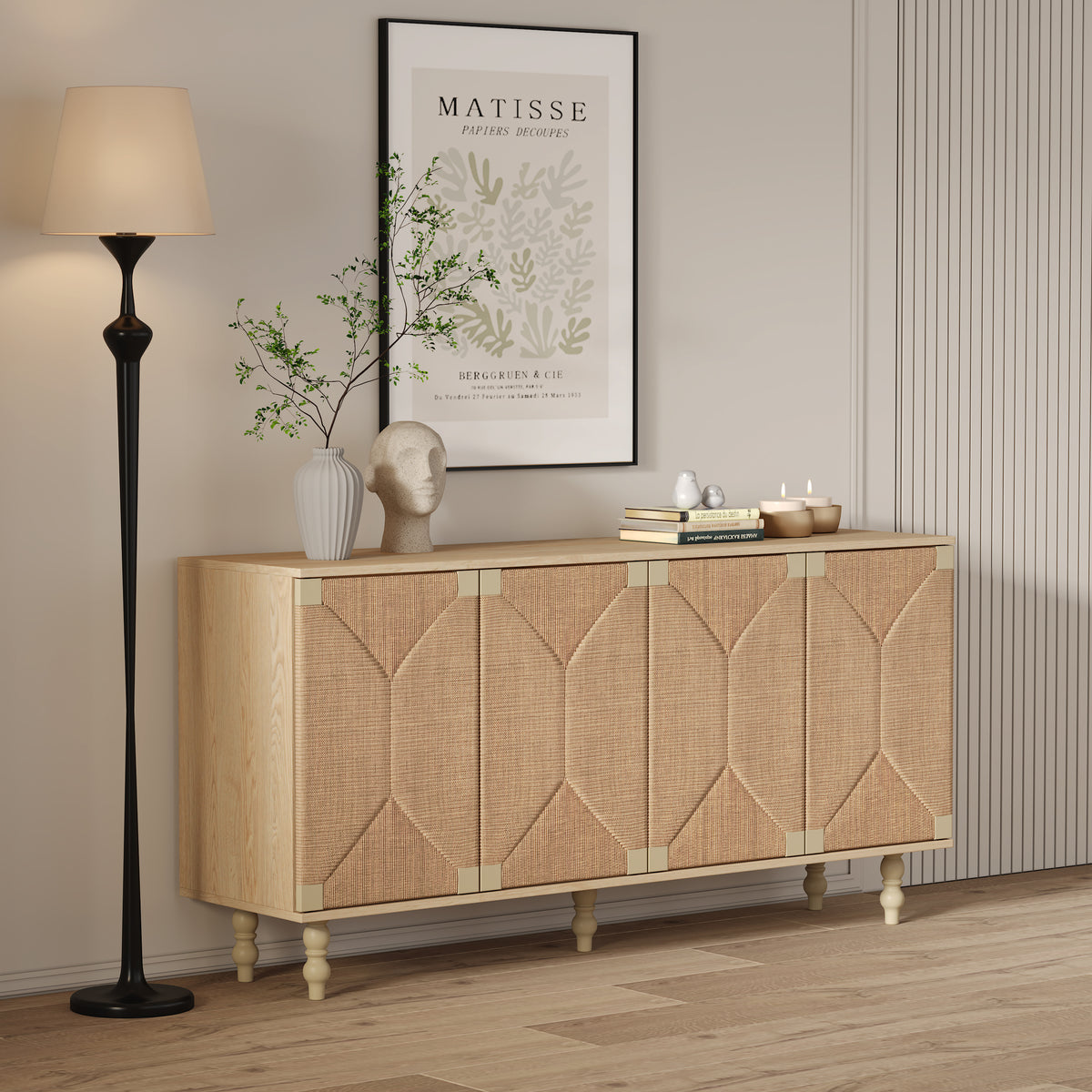 Natural Wire-Brushed Sideboard | Maison Naturelle