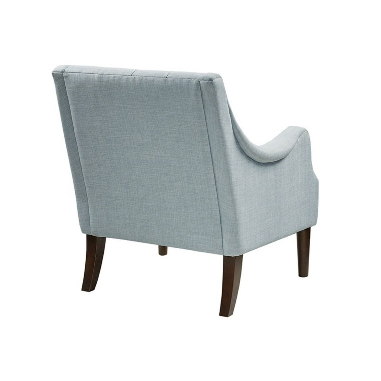 Qwen - Button Tufted Accent Chair Dusty Blue - OROA