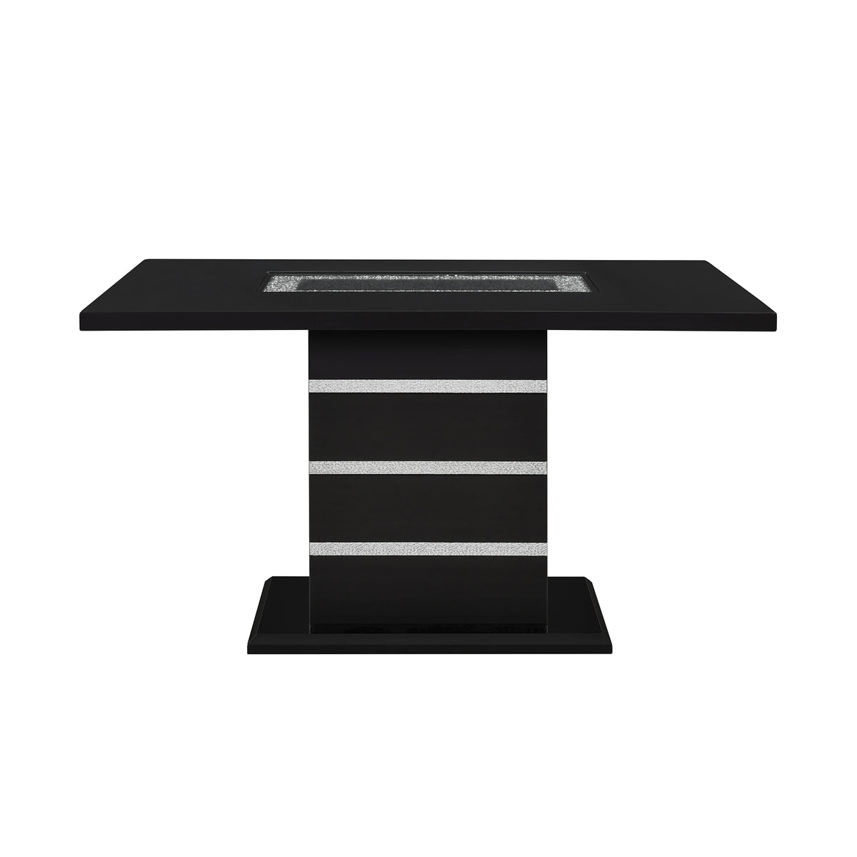 Contemporary Style Black Dining Table | Catchy