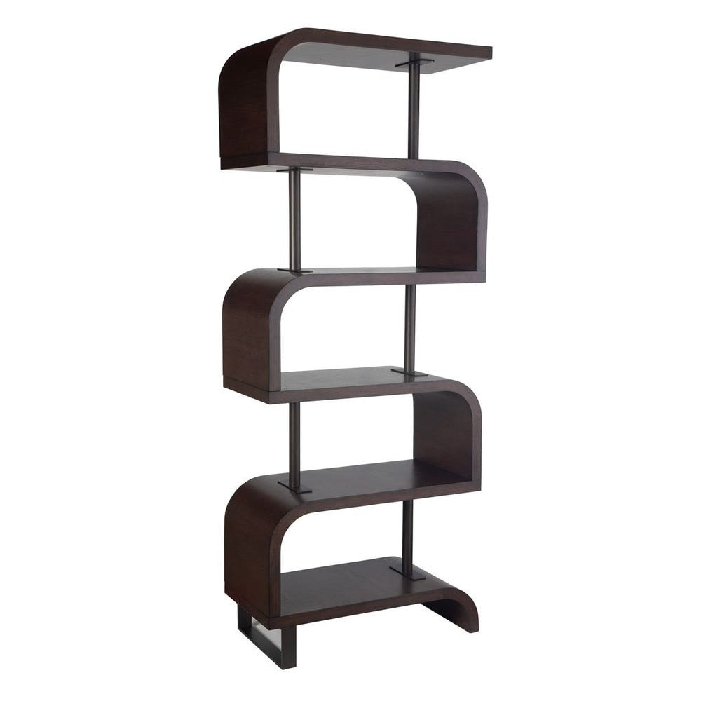 Modern European furniture - Mahogany Modern Bookcase - www.oroa.com