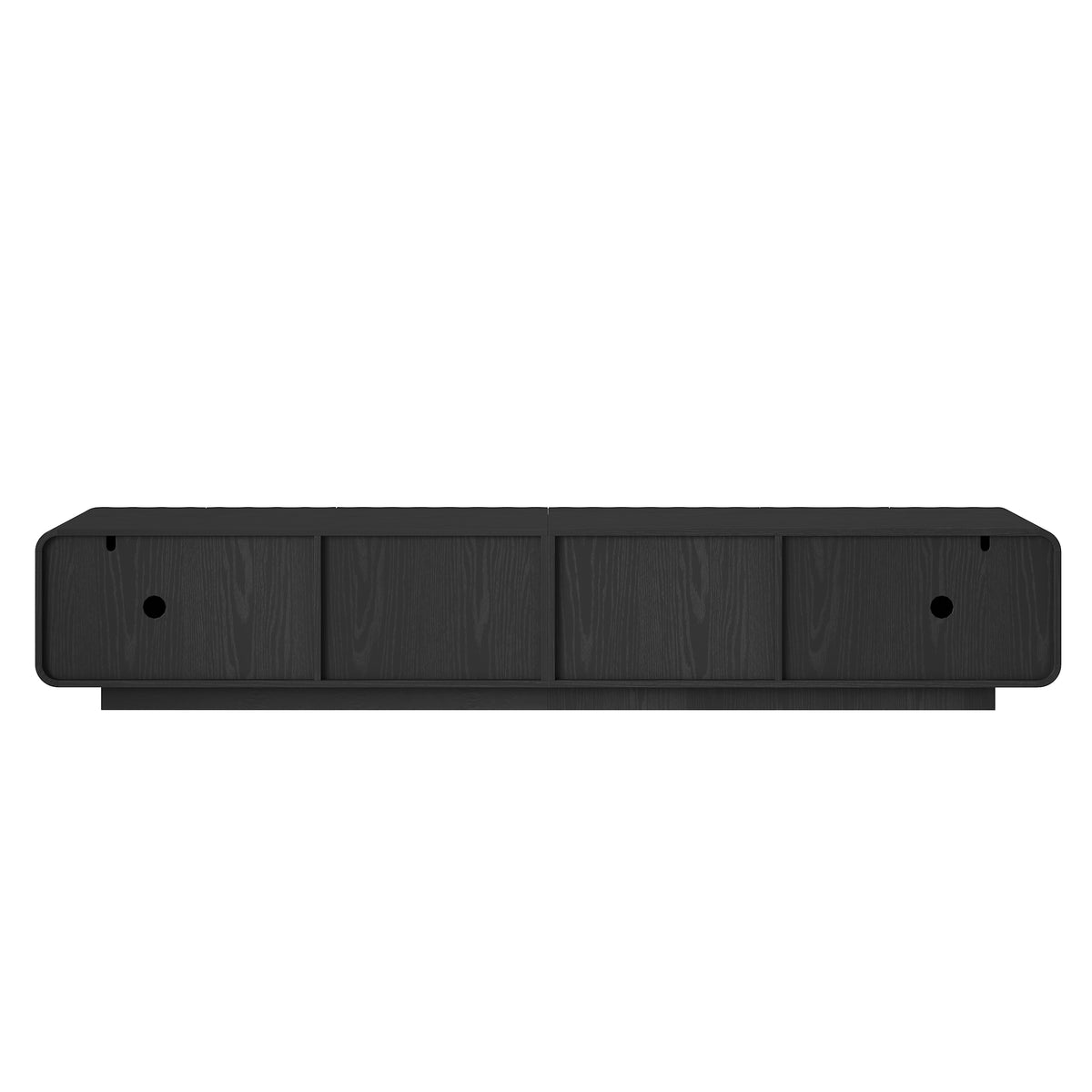 Black Wave Front Media Console 86 Inch – OROA, view 7