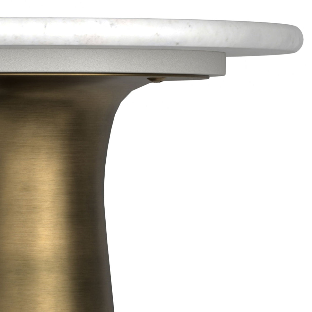 Nicolette - Antique Brass Side table - OROA