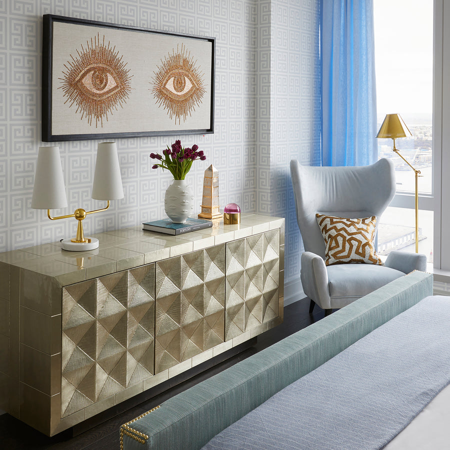 Hand-Beaded Wall Art | Jonathan Adler Eyes | Oroa.com