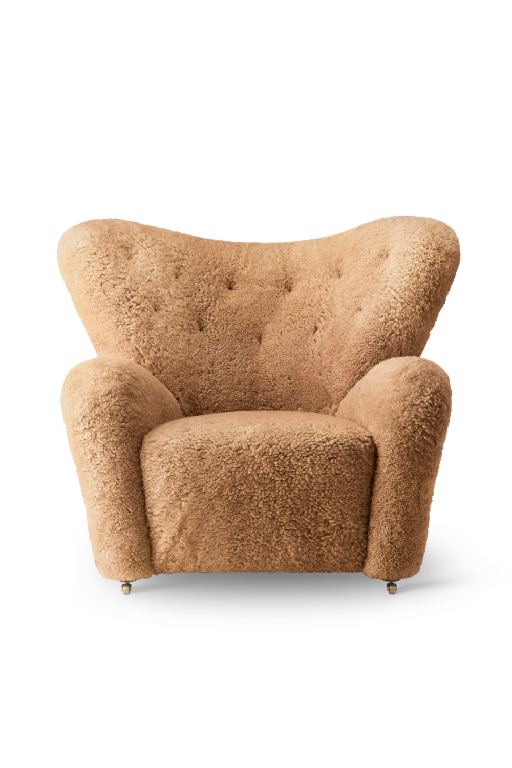 Modern Wingback Lounge Chair | Audo Copenhagen The Tired Man | Oroa.com