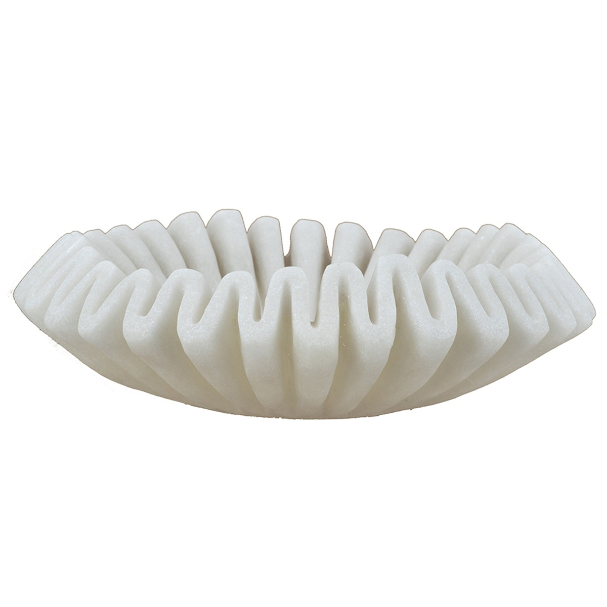 Wavy Sand bowl - White Finish