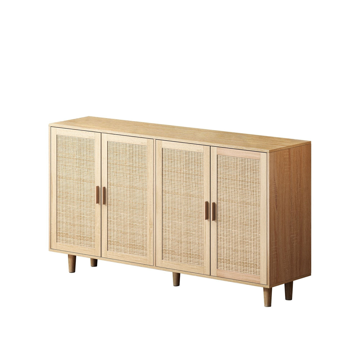 Elegant Rattan Storage Cabinet - OROA