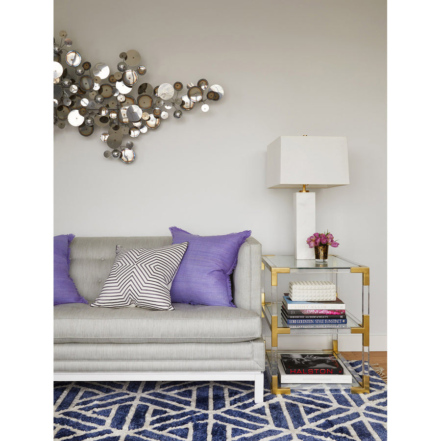 Two-Tier Glass Side Table | Jonathan Adler Jacques | Oroa.com