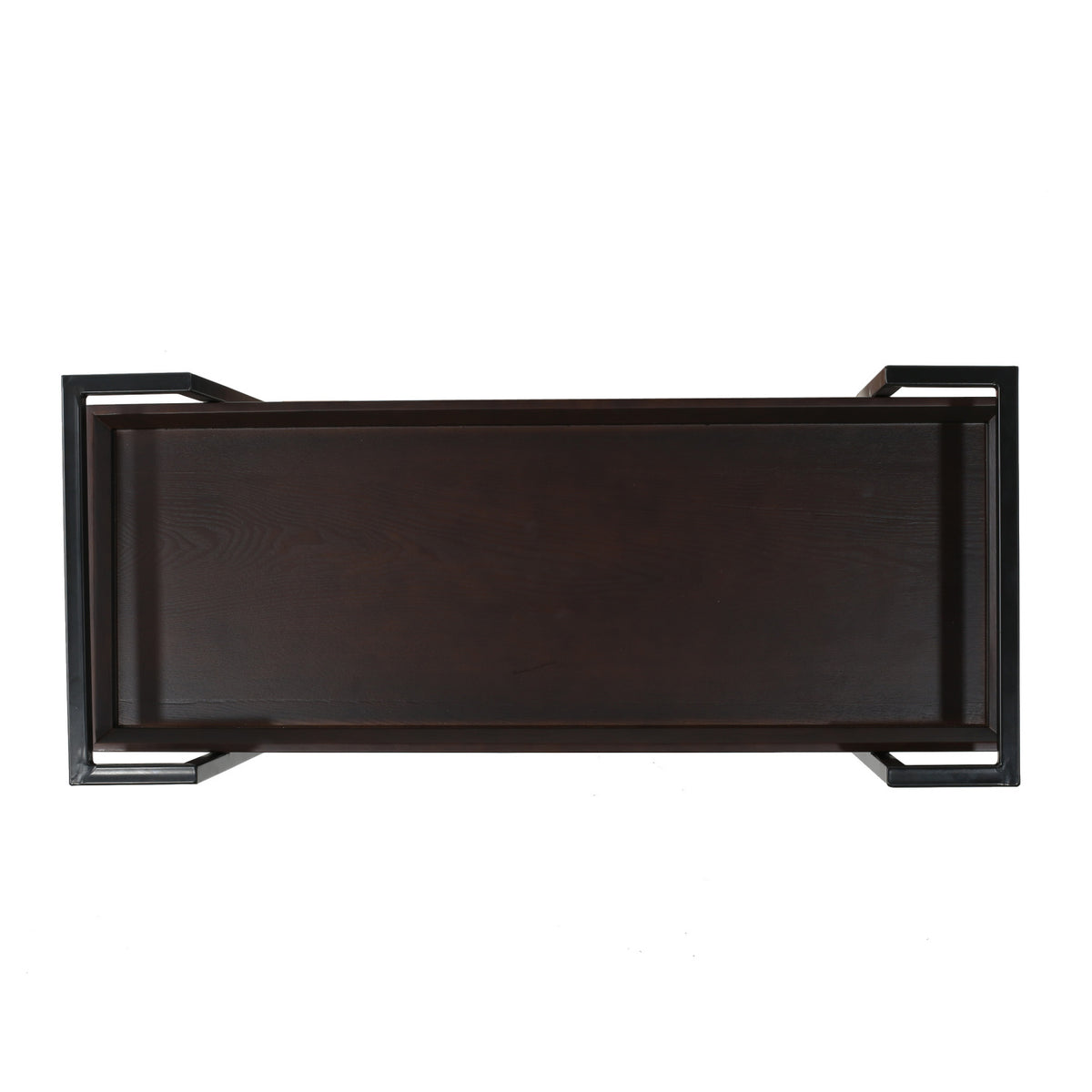 Modern Industrial Walnut Wood Bar Cart | OROA