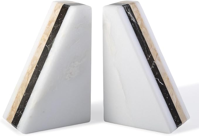 Polished Marble Bookends - OROA