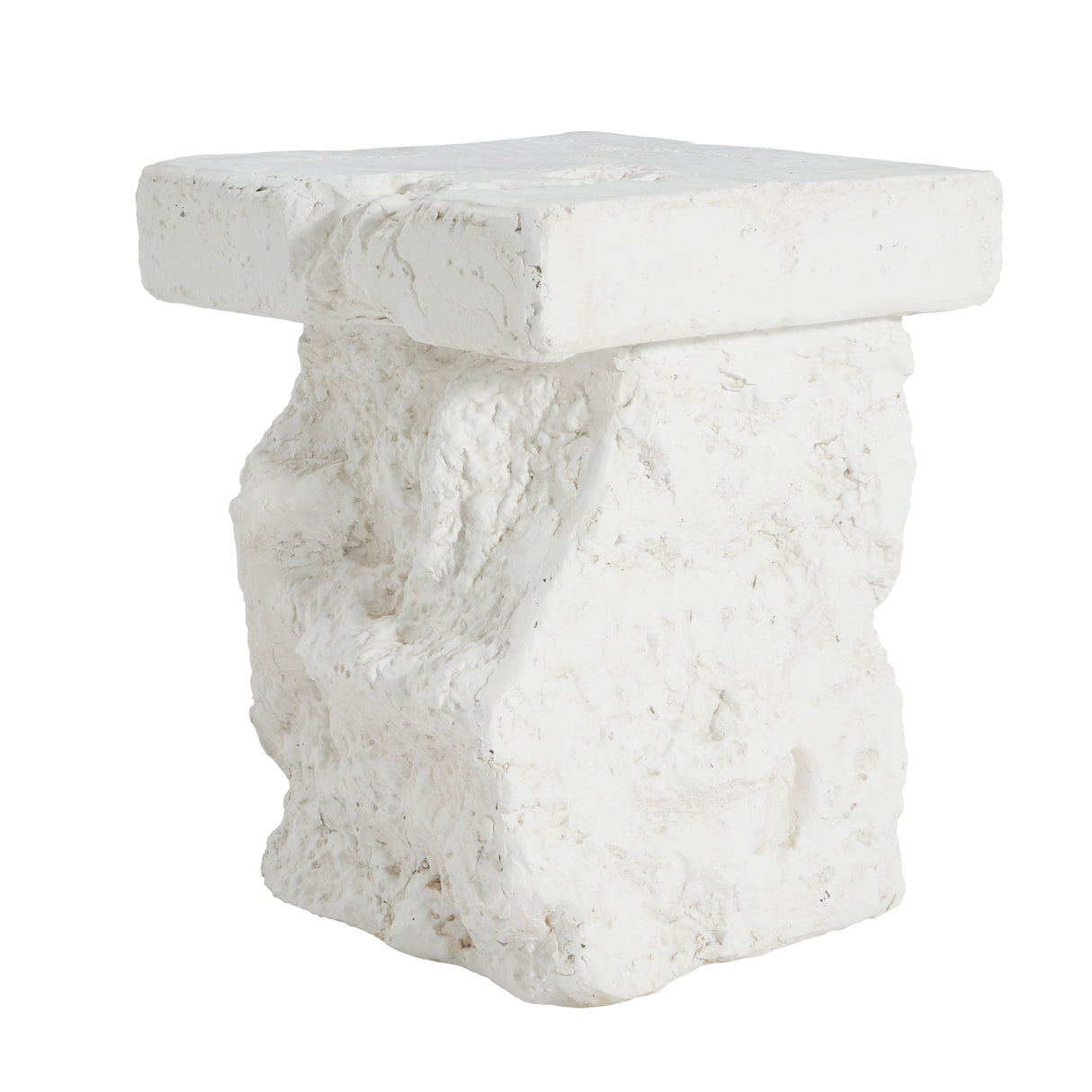 Minimalist Patio Side table White - OROA