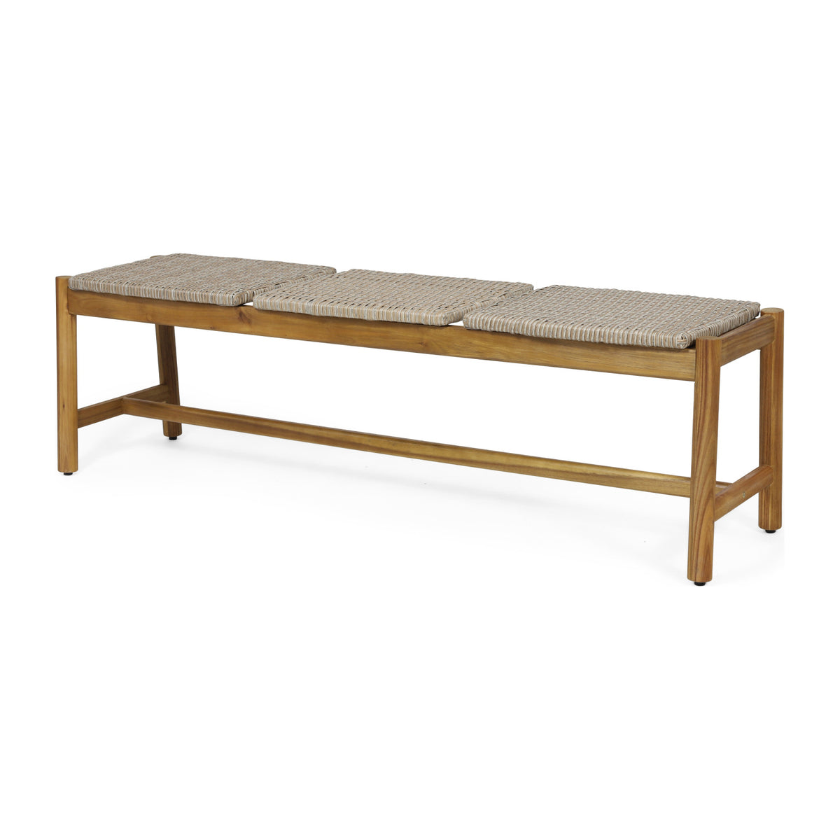 Modern European furniture - Acacia Wood 3 Seater Bench - www.oroa.com