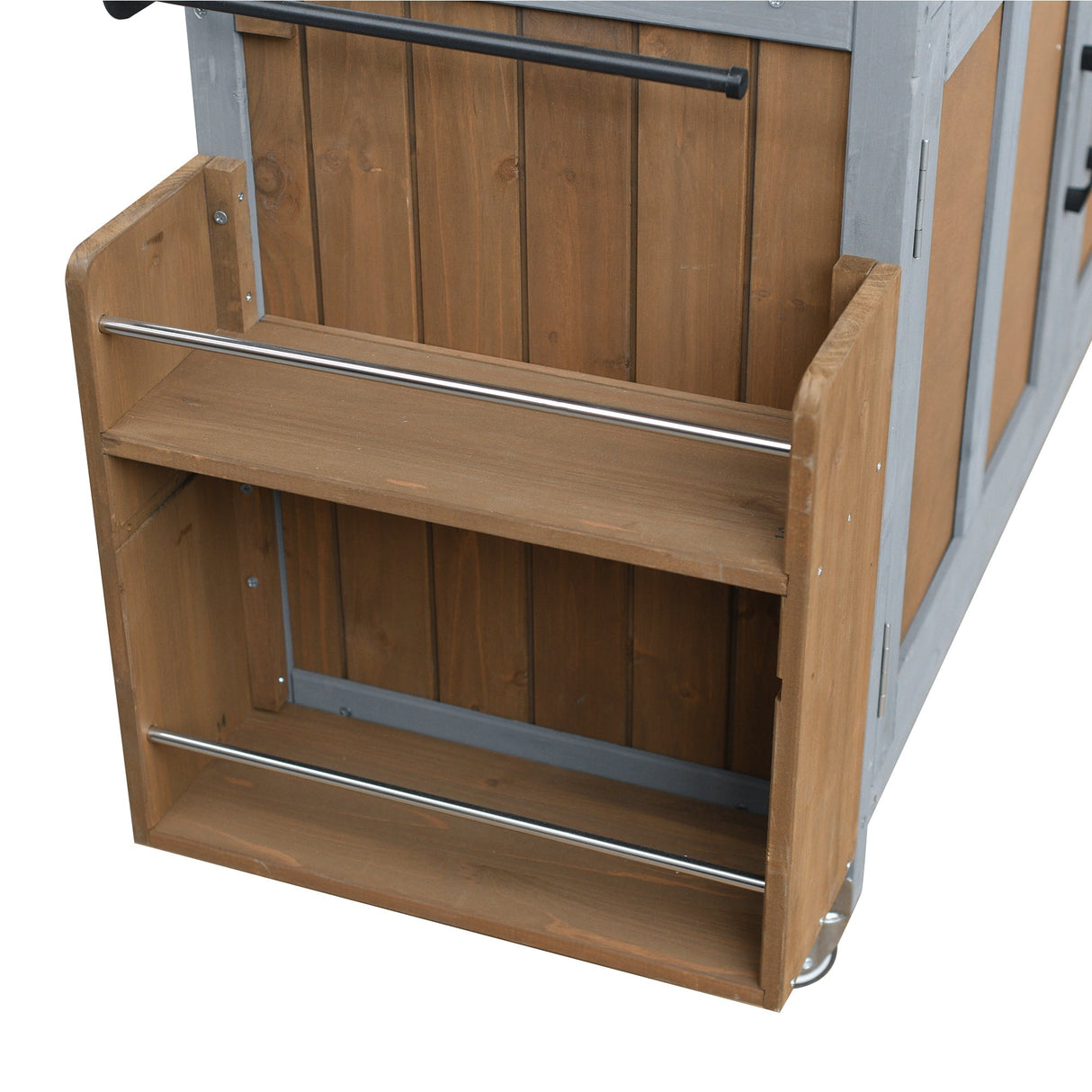 Foldable Outdoor Kitchen Island Cart - Cathy