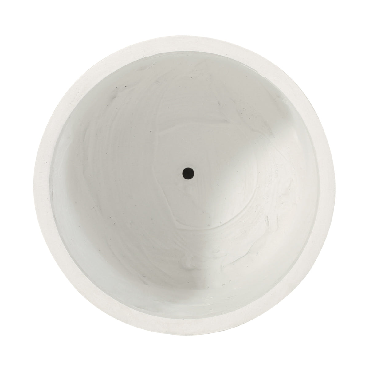 Antique White Round Planter | OROA