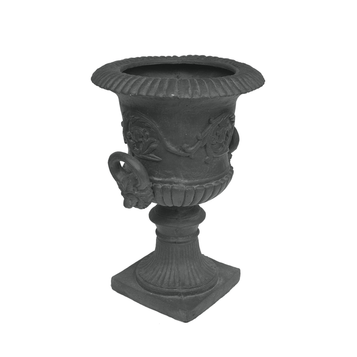 MGO Garden Urn Planter Black