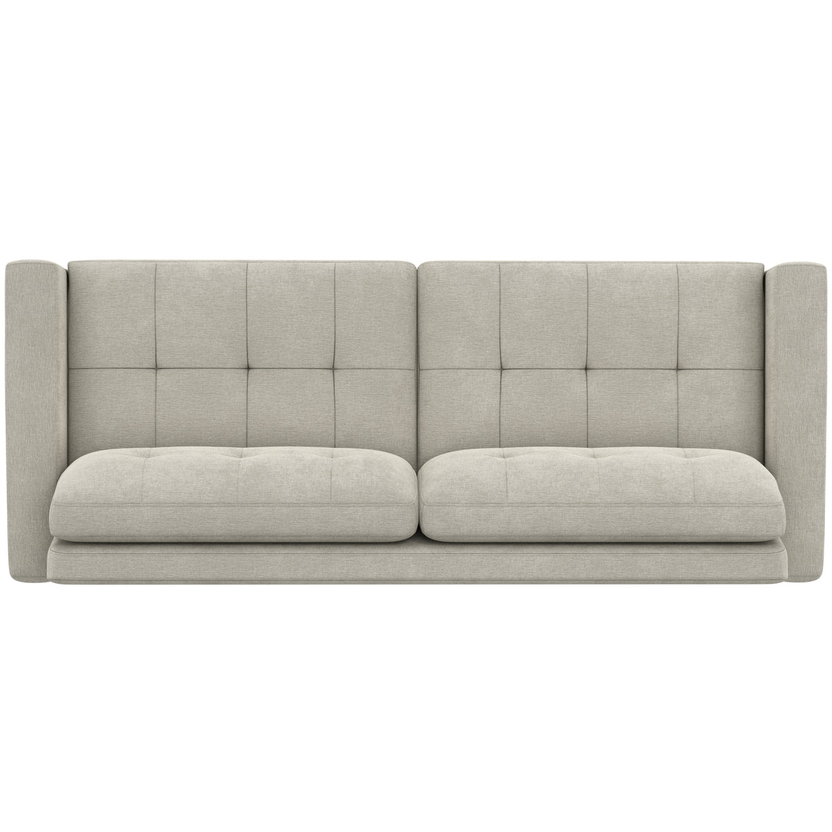 Fog Beige Tufted Upholstered Sofa – OROA, view 6