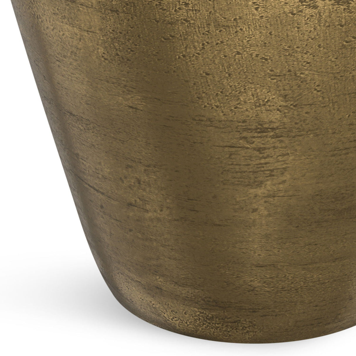 Drum Shape Side Table - Antique Brass - OROA