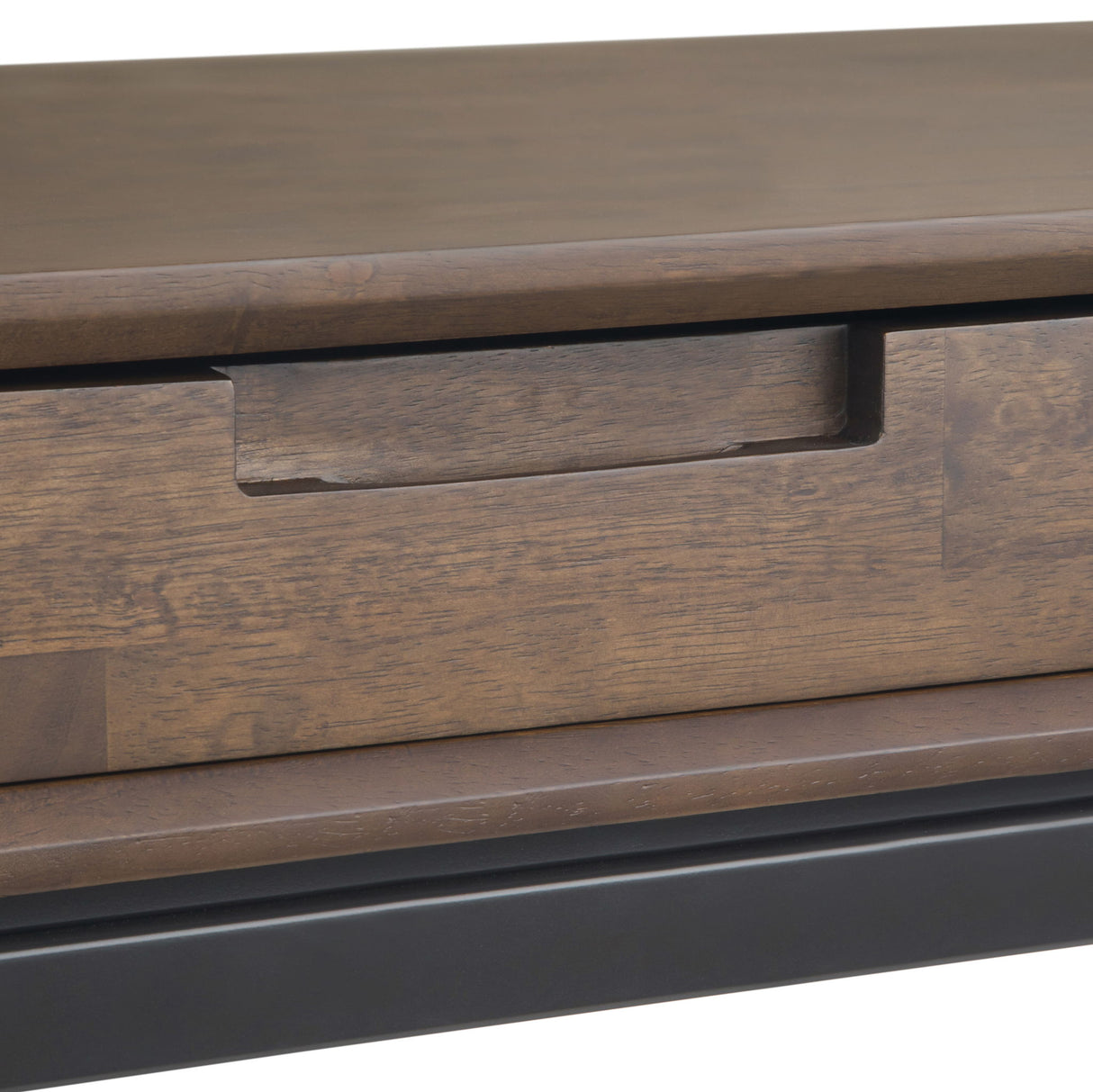 Handcrafted Solid Wood & Metal Desk - OROA