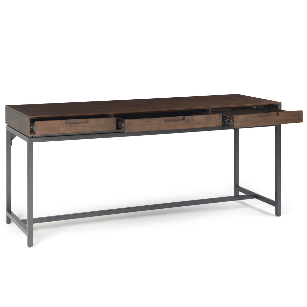 Handcrafted Solid Wood & Metal Desk - OROA