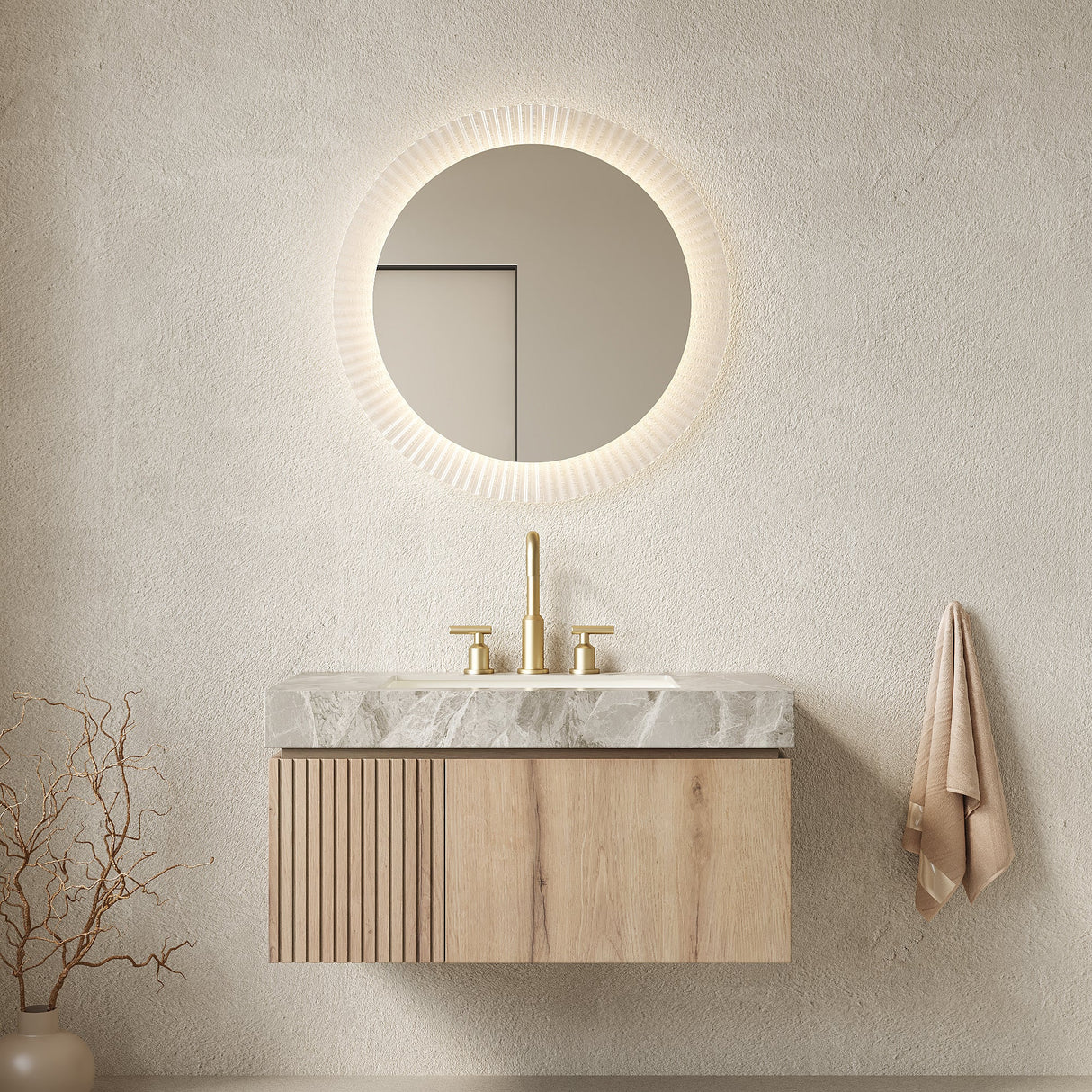 Floating Vanity Storage Cabinet - OROA