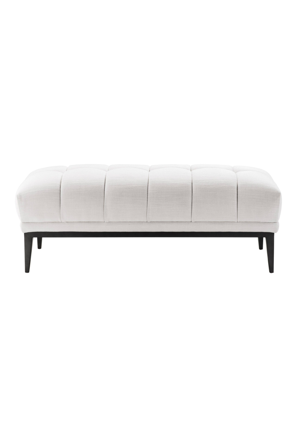 White Tufted Upholstered Bench | Eichholtz Aurelio | OROA.com