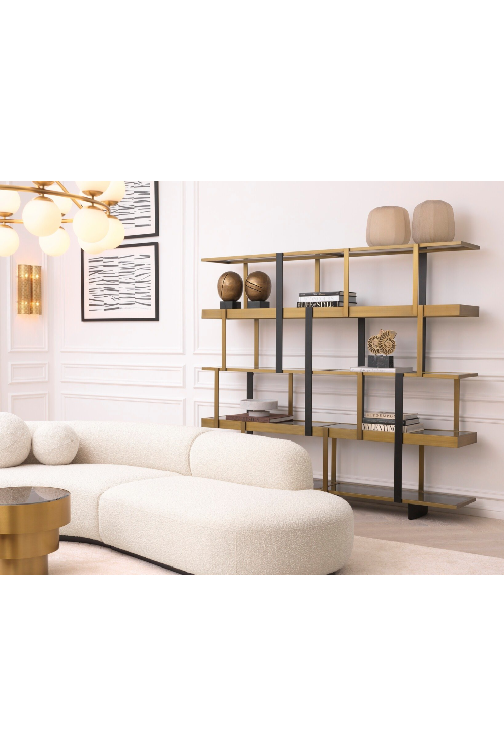 Curved Modern Sofa Large | Eichholtz Björn | Oroa.com