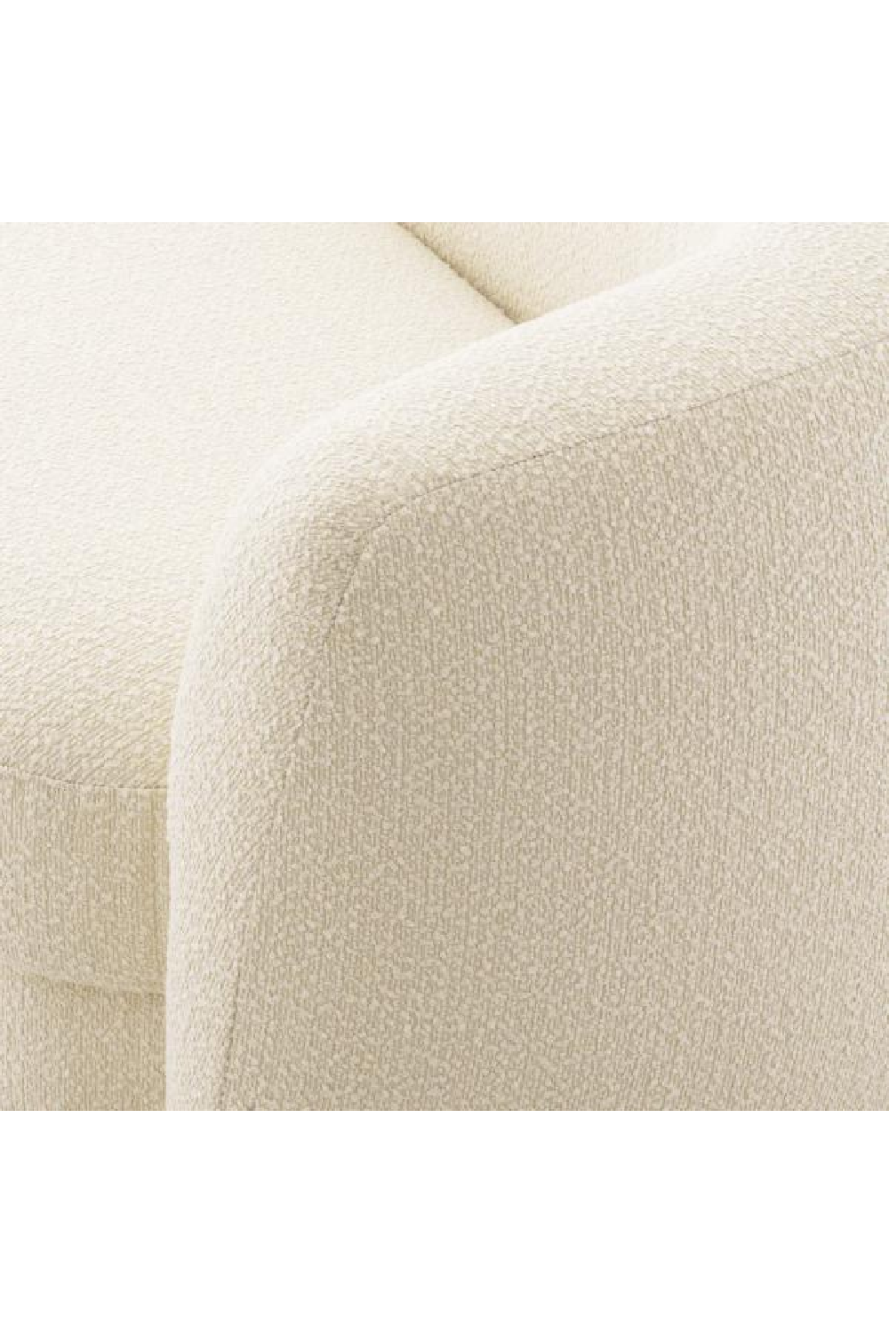 Boucle Curved Sofa | Eichholtz Blaine | Oroa.com