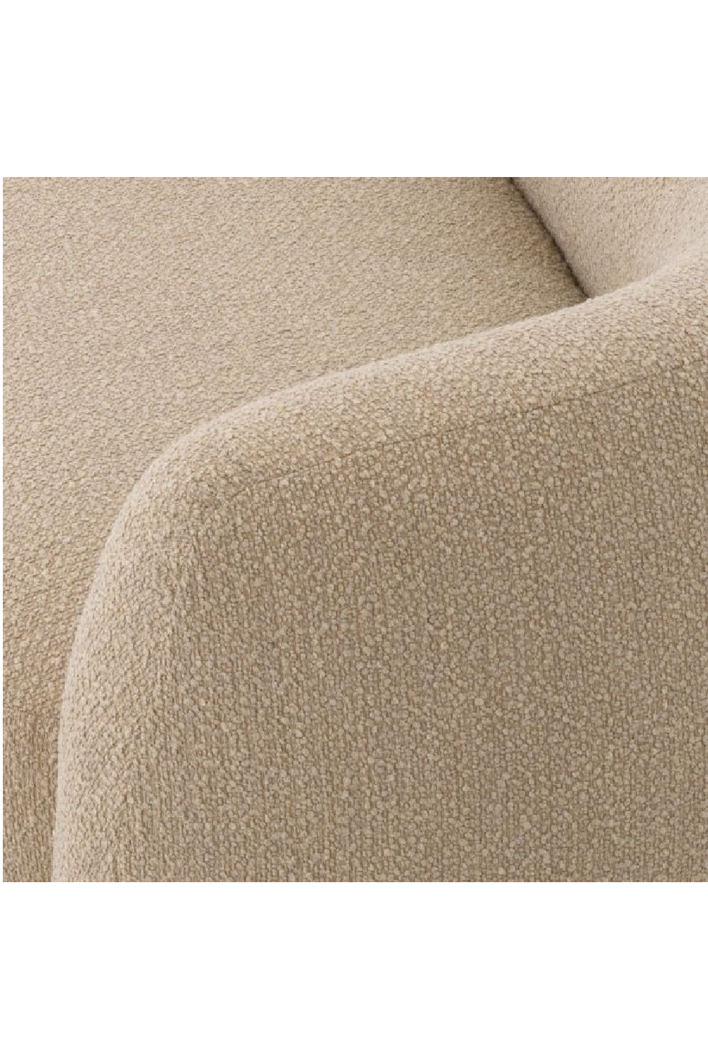 Boucle Curved Sofa | Eichholtz Blaine | Oroa.com