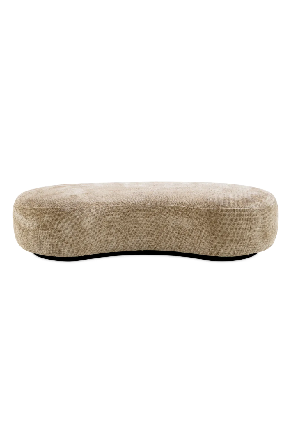 Bouclé Cream Curve Bench | Eichholtz Björn | Oroa.com