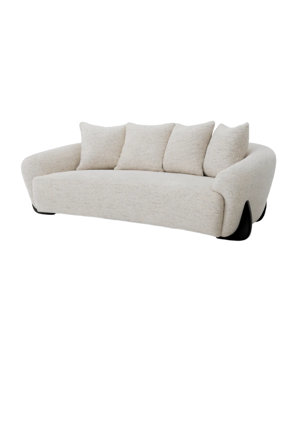 White Curved Sofa | Eichholtz Siderno | Oroatrade.com