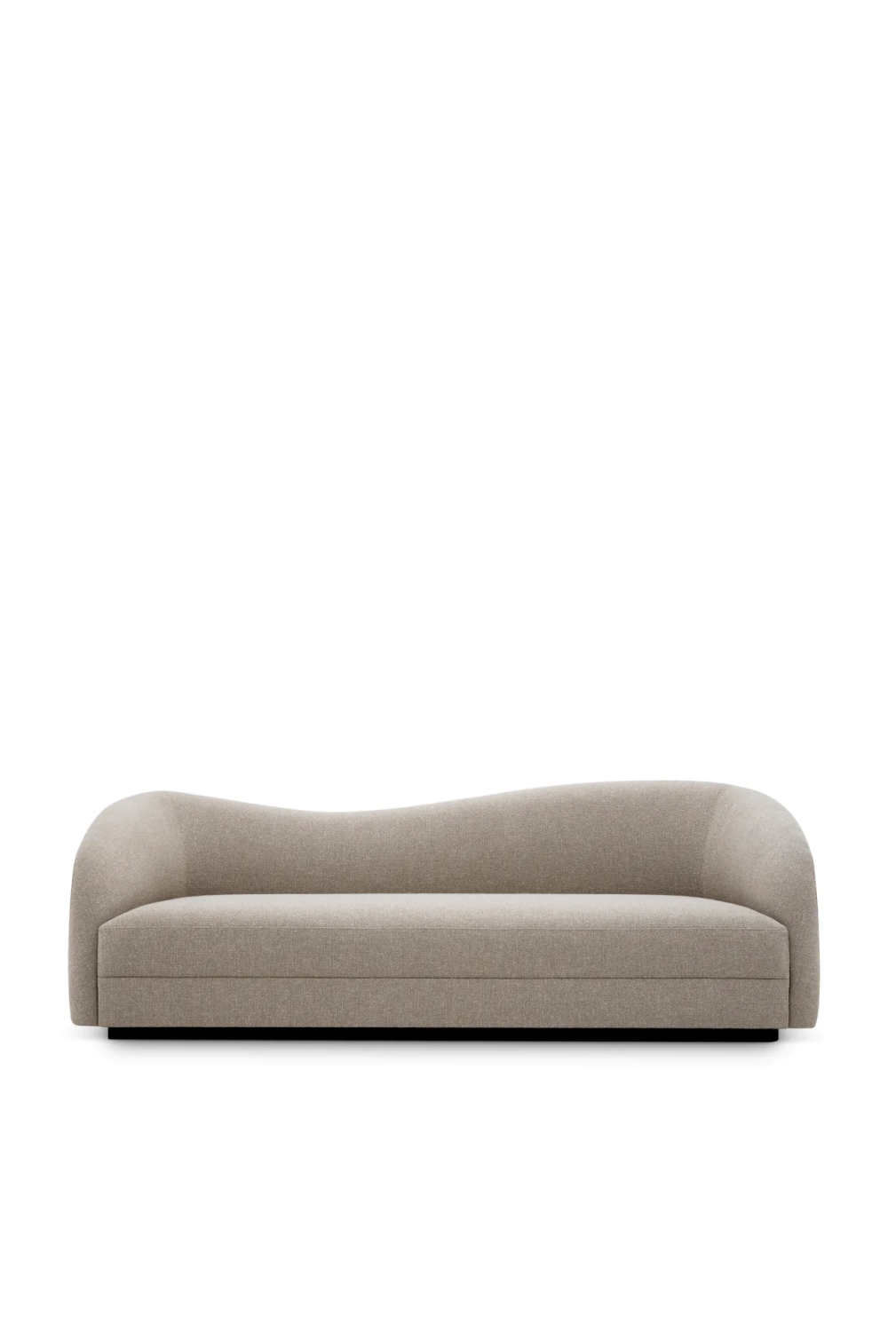 Greige Curved Sofa | Eichholtz Divisadero | Oroa.com