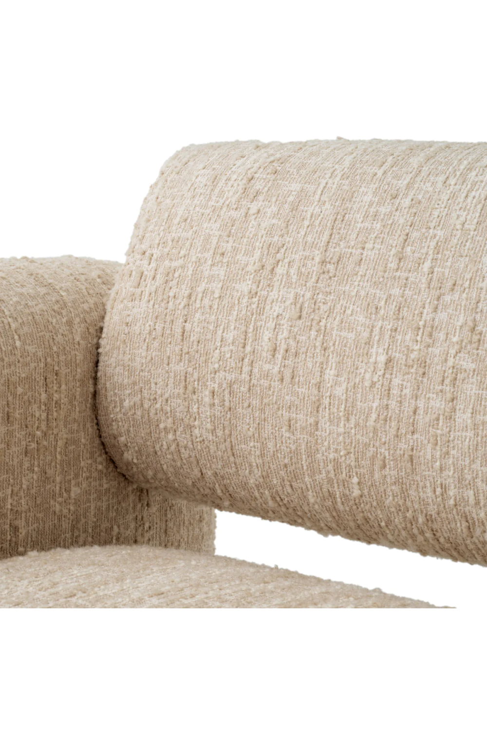 Cream Boucle Lounge Chair | Eichholtz Vesper | Oroa.com