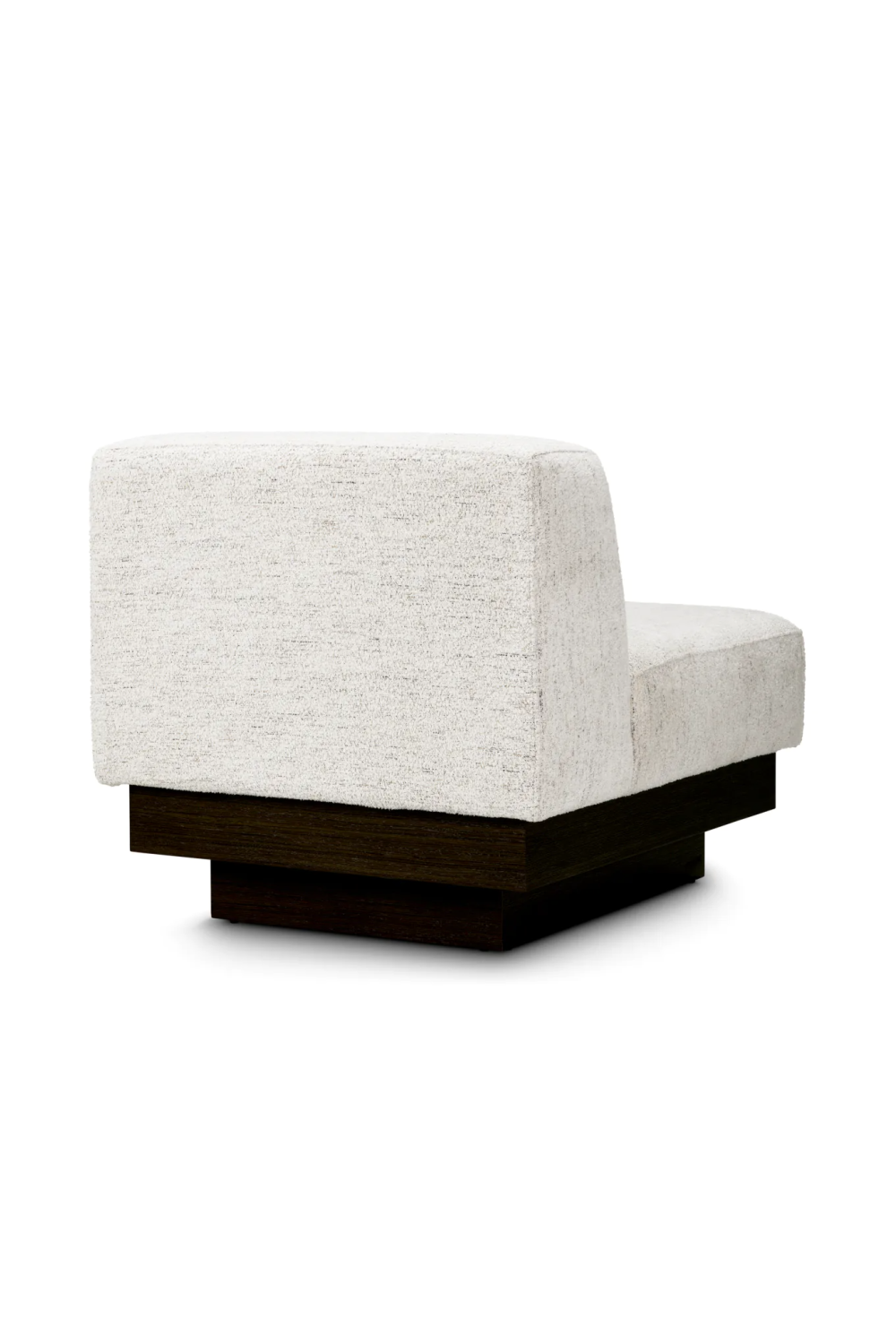 White Armless Lounge Chair | Eichholtz Bastion | Oroa.com