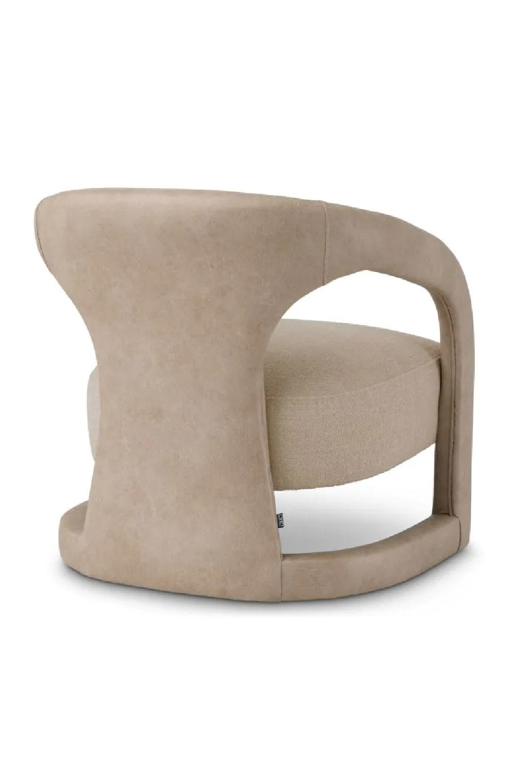 Beige Leather Accent Chair | Eichholtz Voletta | Oroa.com