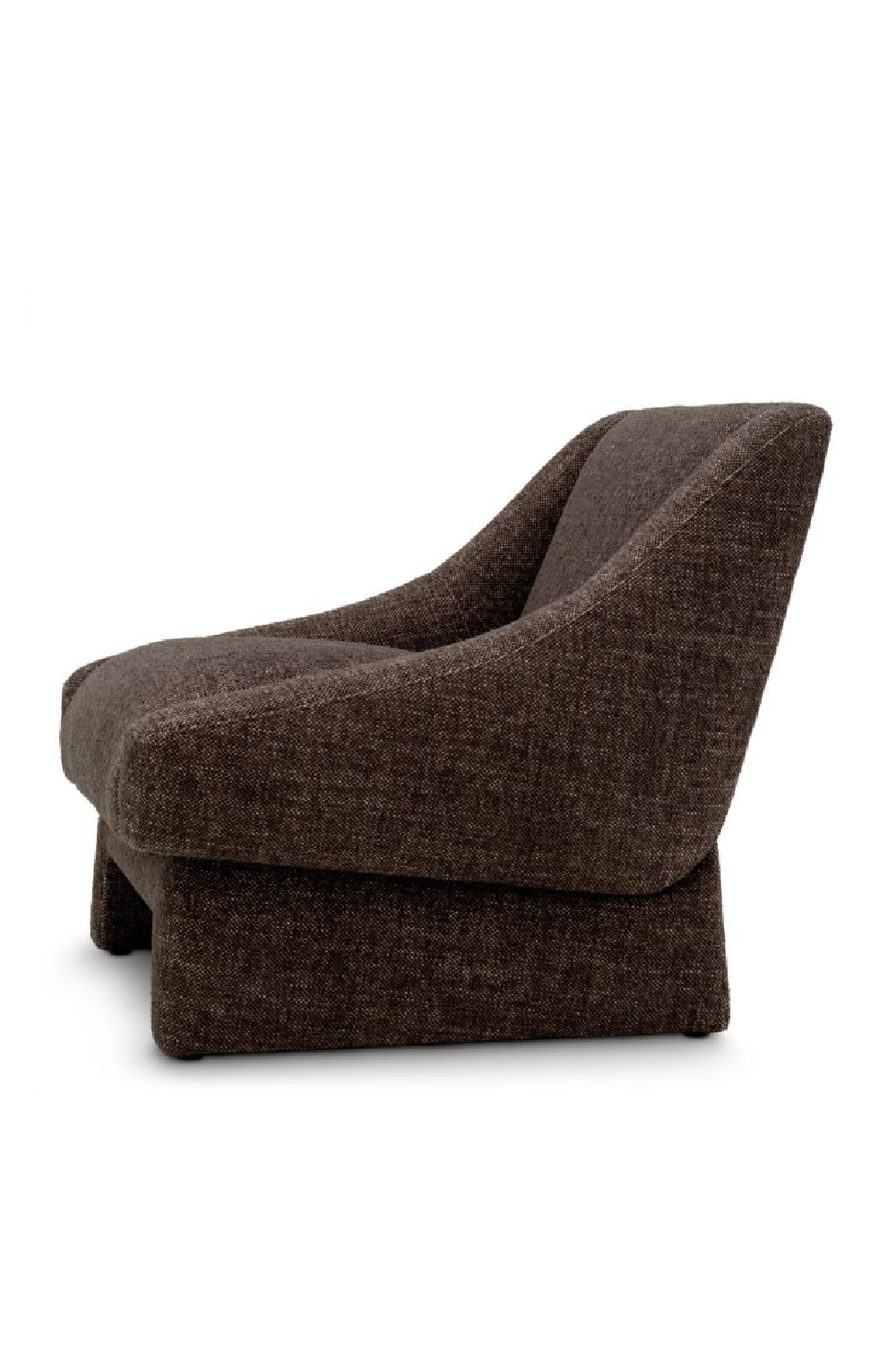 Brown Sloped-Arm Lounge Chair | Eichholtz Valore | Oroa.com