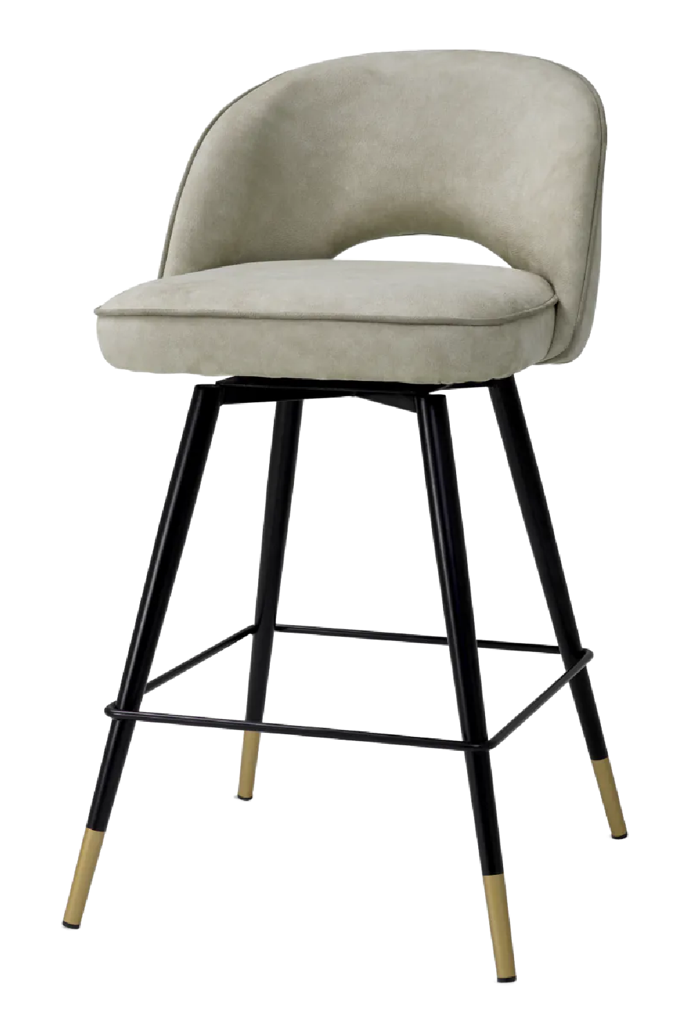Upholstered Swivel Counter Stool Set (2) | Eichholtz Cliff | Oroa.com