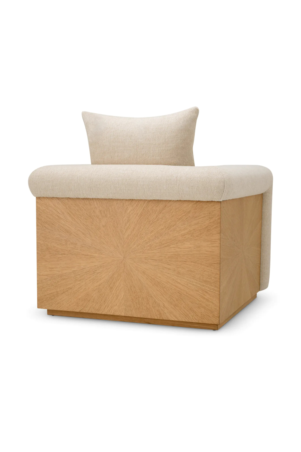 Ecru Fabric Lounge Chair | Eichholtz Amadeo | Oroa.com