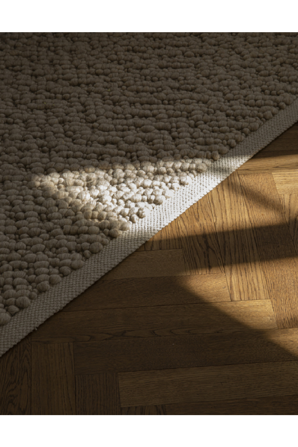 Woven Wool Rug | Audo Gravel | Oroa.com