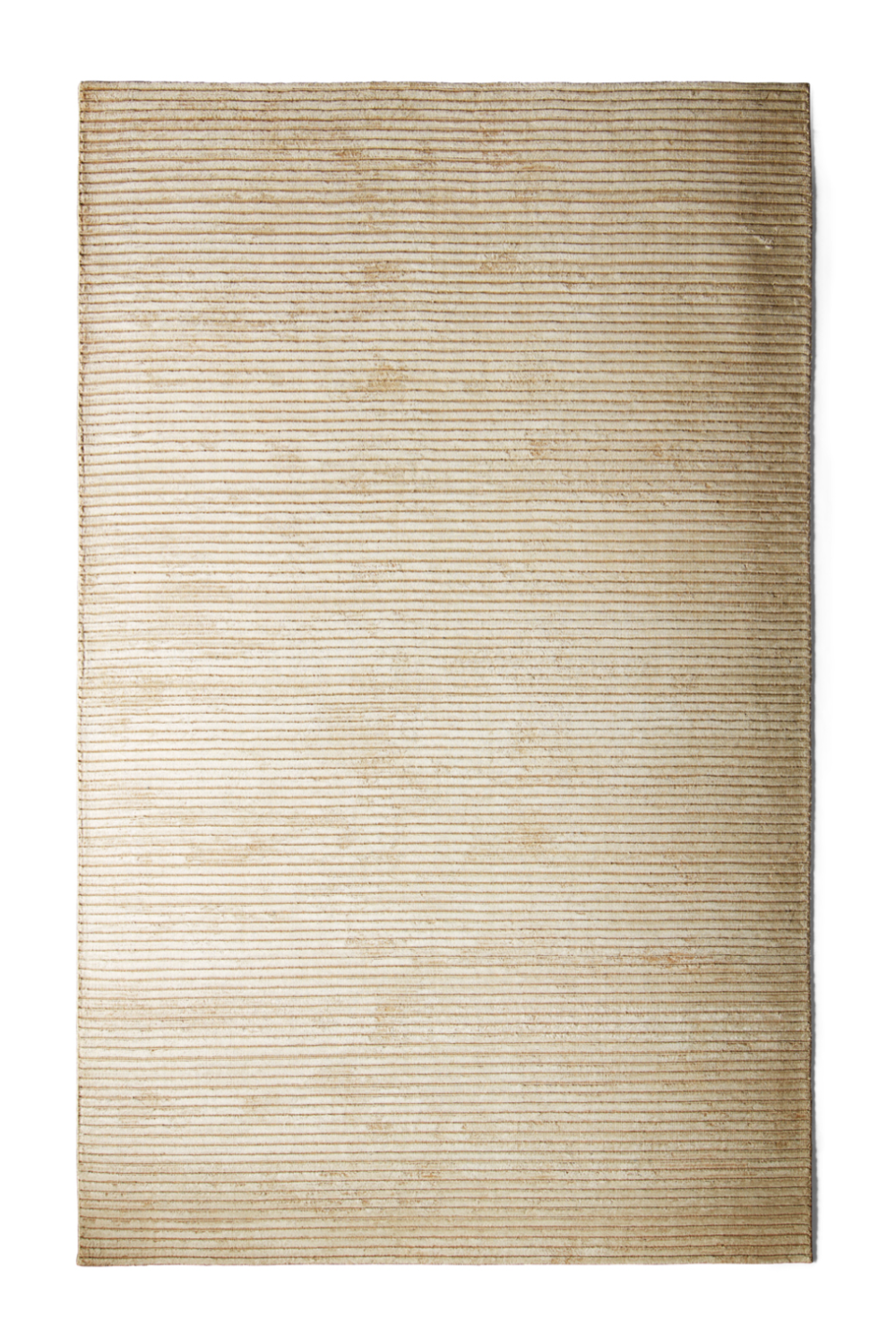Beige Ribbed Fabric Rug | Audo Copenhagen Houkime | Oroa.com
