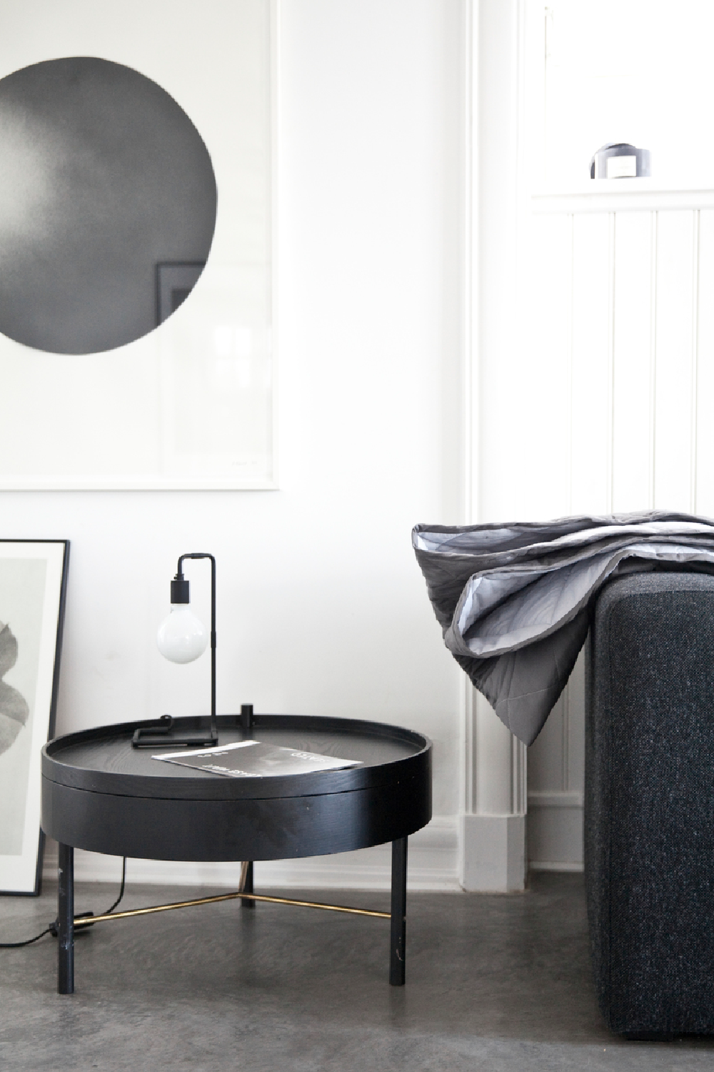 Round Wooden Turning Table | Audo Copenhagen | Oroa.com