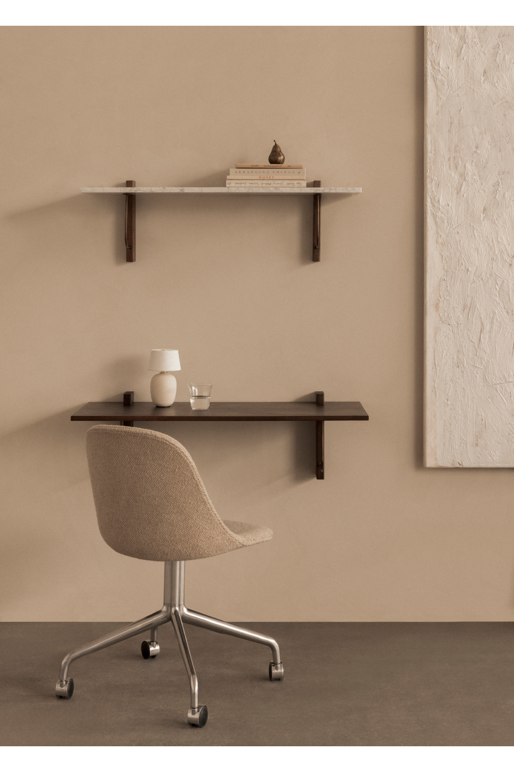 Solid Oak Wall-Hung Desk | Audo Copenhagen Corbel | Oroa.com