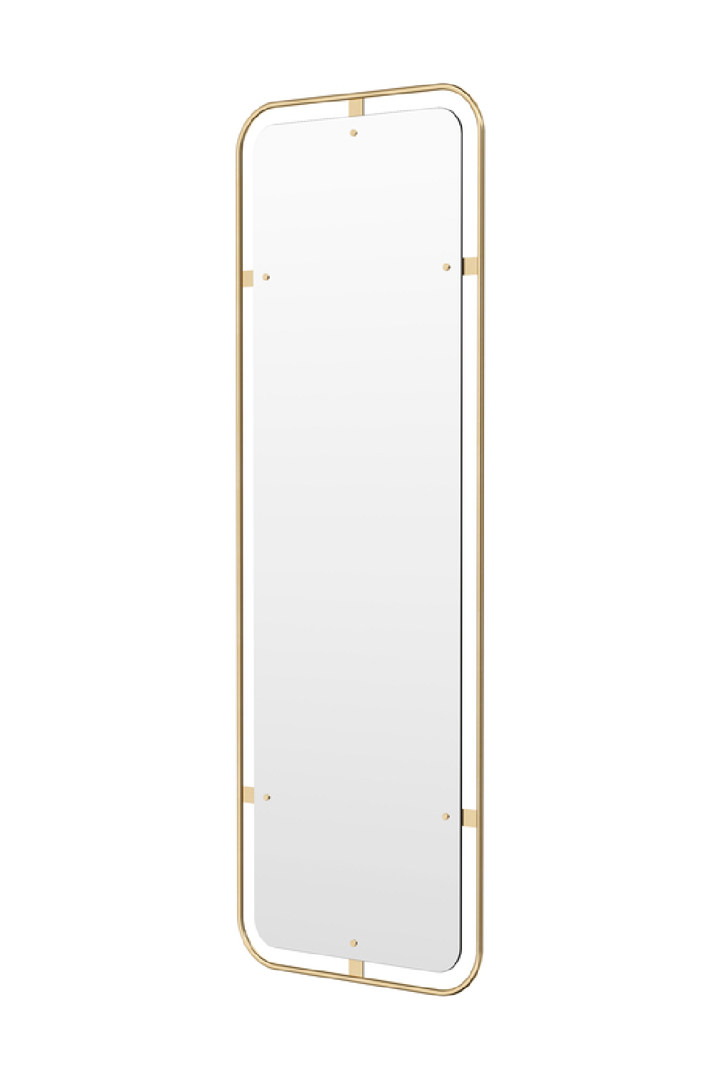 Rectangular Brass Mirror | Audo Copenhagen Nimbus | Oroa.com