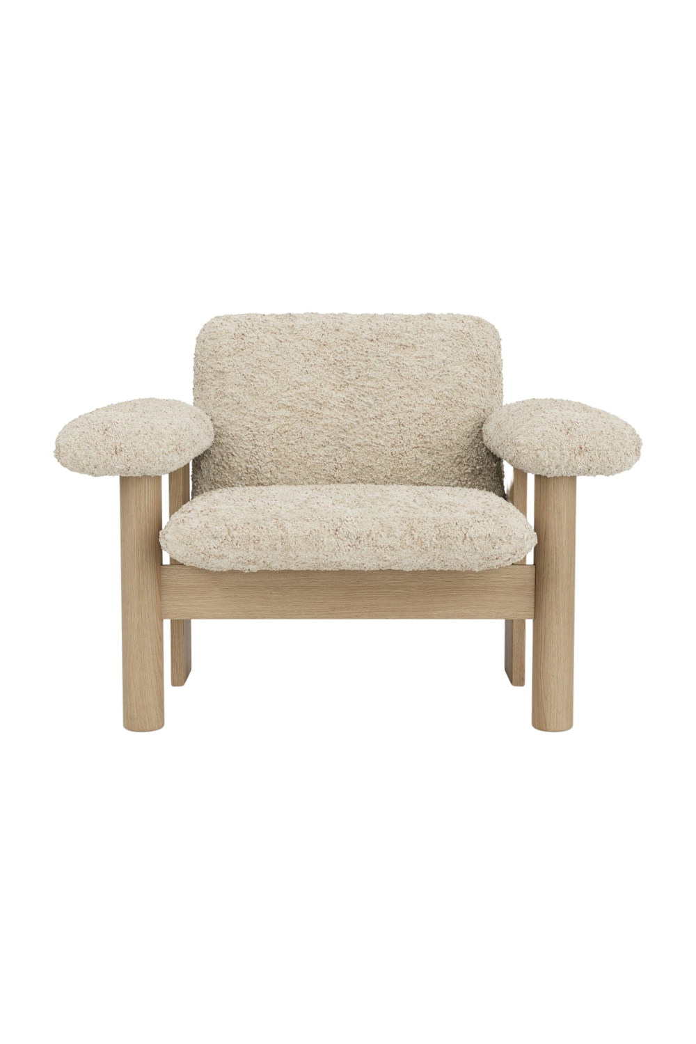 Low Back Sheep Skin Lounge Chair | Audo Copenhagen Brasilia | Oroa.com