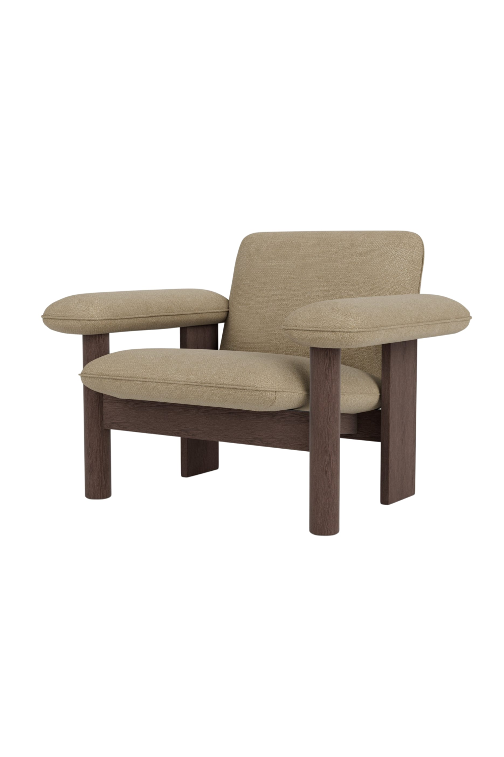 Upholstered Lounge Armchair | Oroa.com