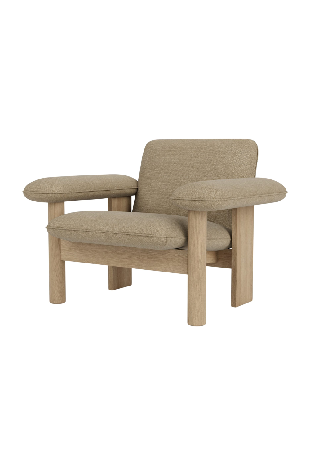 Upholstered Lounge Armchair | Oroa.com